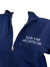 Load image into Gallery viewer, Kobi Karp Zip Up- Navy Blue